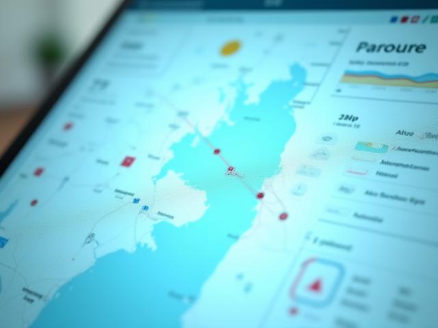 Screenshot der Tracking & Compliance-Software mit Dashboard und Kartenansicht